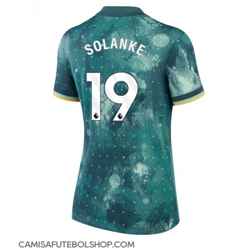 Camisa de time de futebol Tottenham Hotspur Dominic Solanke #19 Replicas 3º Equipamento Feminina 2024-25 Manga Curta